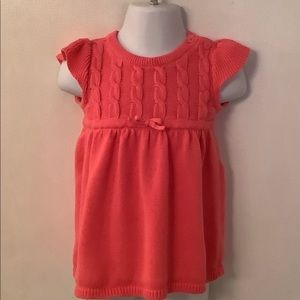 Cherokee Baby sweater dress. Size 6M.